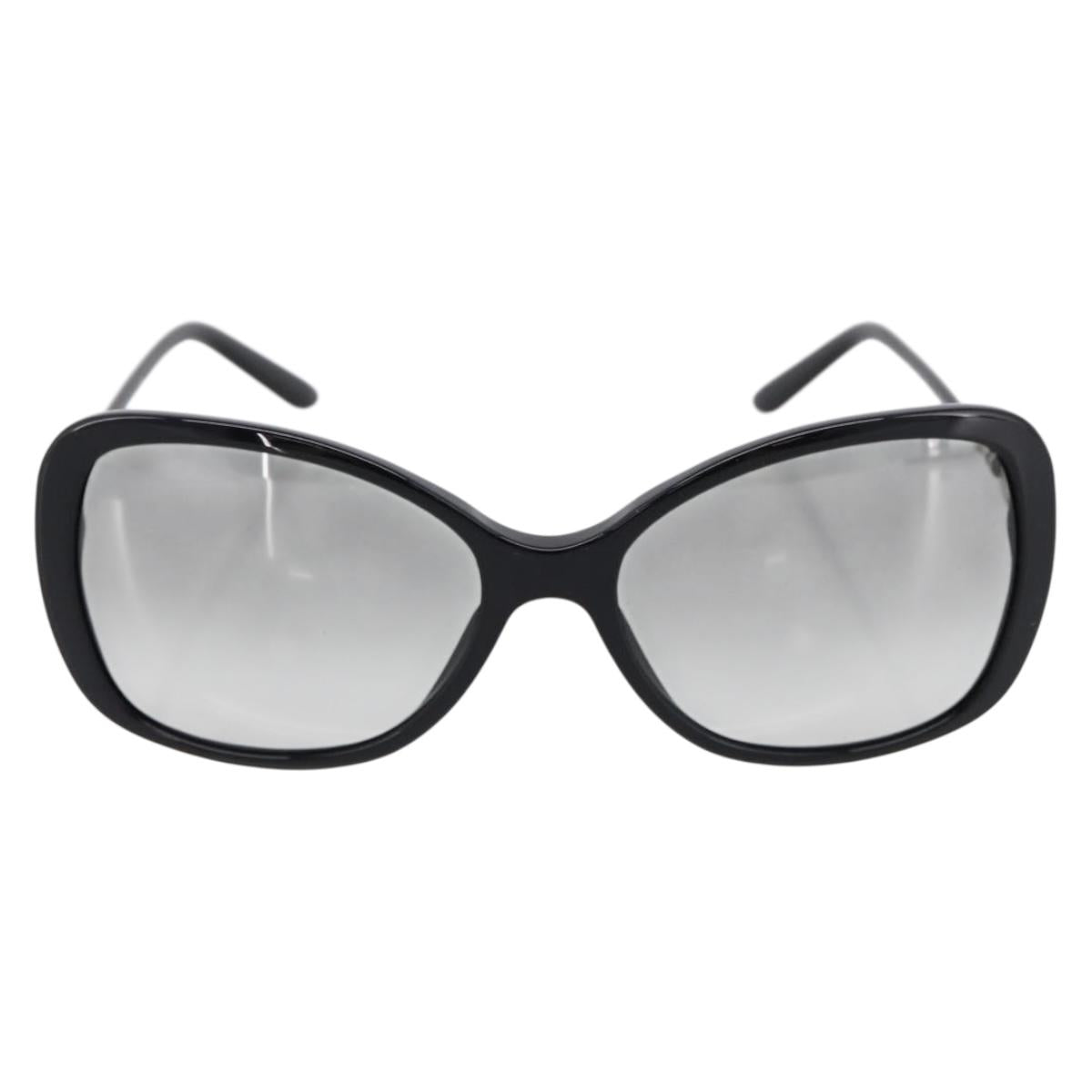 VERSACE Medusa Sunglasses Plastic Black Gold Tone Auth BA15022V
