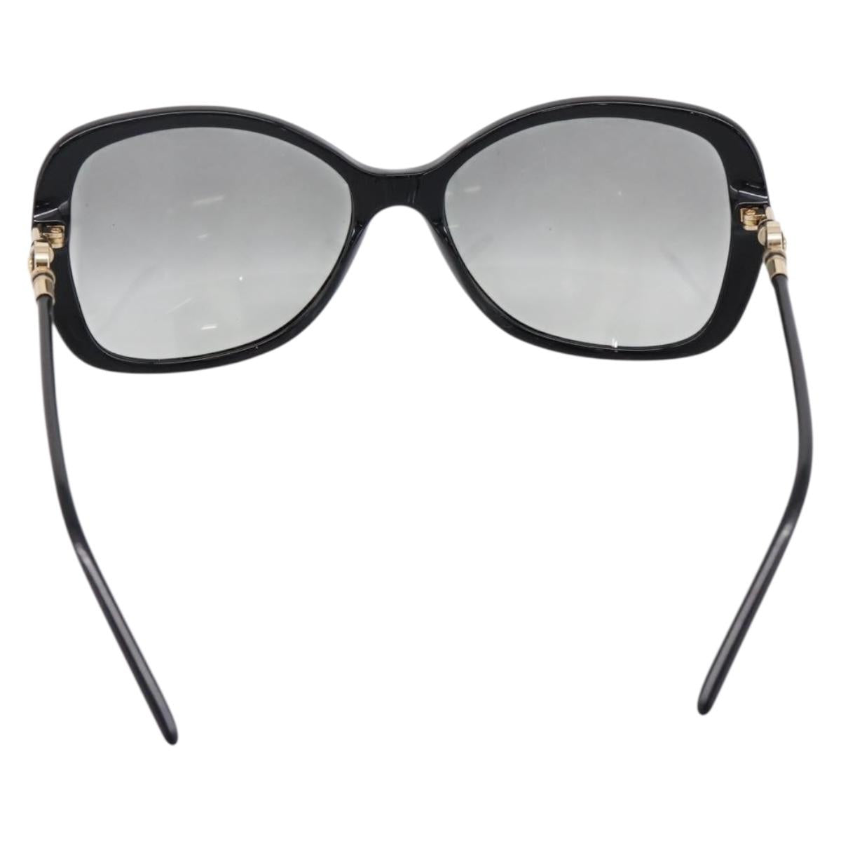VERSACE Medusa Sunglasses Plastic Black Gold Tone Auth BA15022V