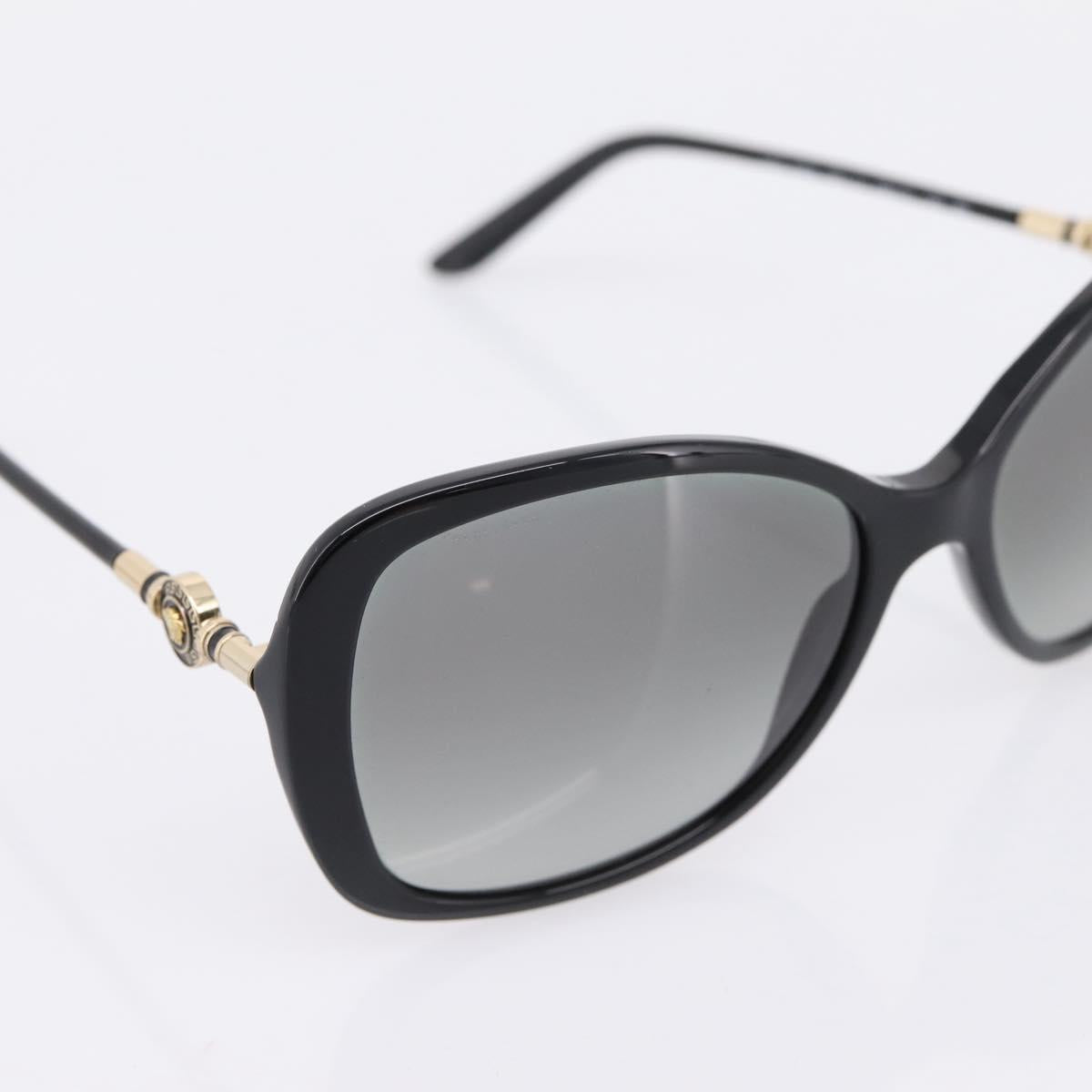 VERSACE Medusa Sunglasses Plastic Black Gold Tone Auth BA15022V