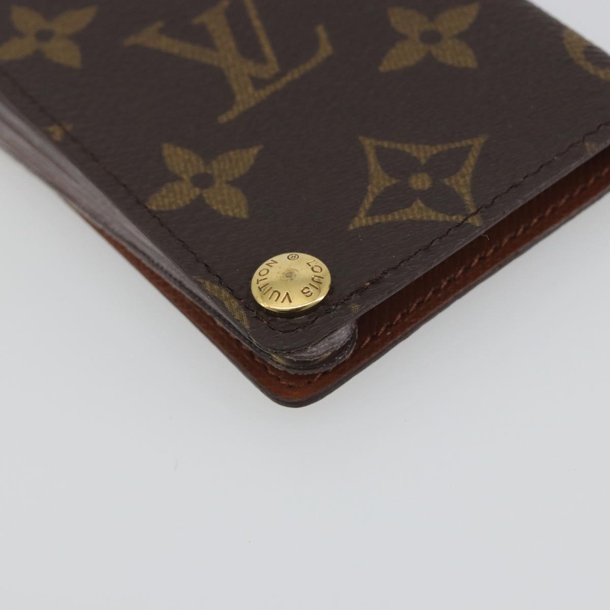 LOUIS VUITTON Monogram Porto Cartes Crdit Pression Card Case M60937 Auth BA15033