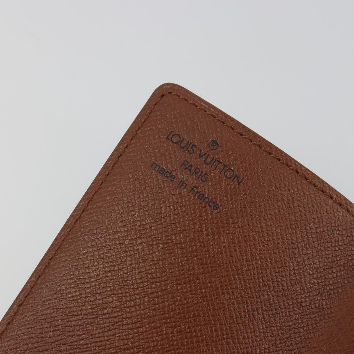 LOUIS VUITTON Monogram Porto Cartes Crdit Pression Card Case M60937 Auth BA15033