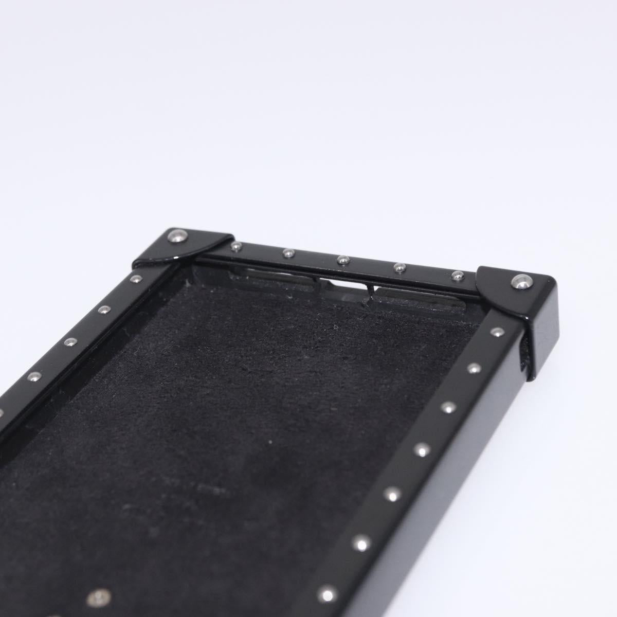 LOUIS VUITTON Monogram Eclipse Fragment iTrunk iPhone 7 Case M62613 Auth BA15042