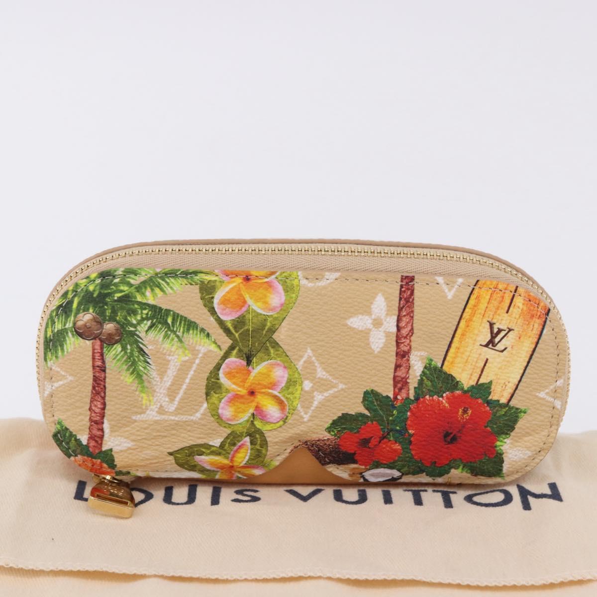 LOUIS VUITTON Monogram Surfing Etui Lunette GM Glasses Case GI1070 Auth BA15046M