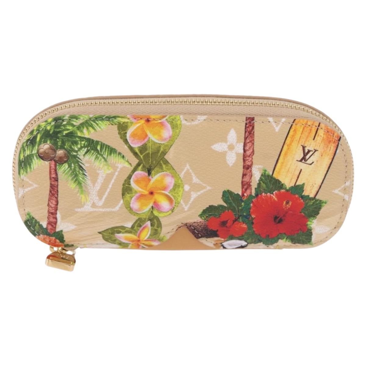 LOUIS VUITTON Monogram Surfing Etui Lunette GM Glasses Case GI1070 Auth BA15046M