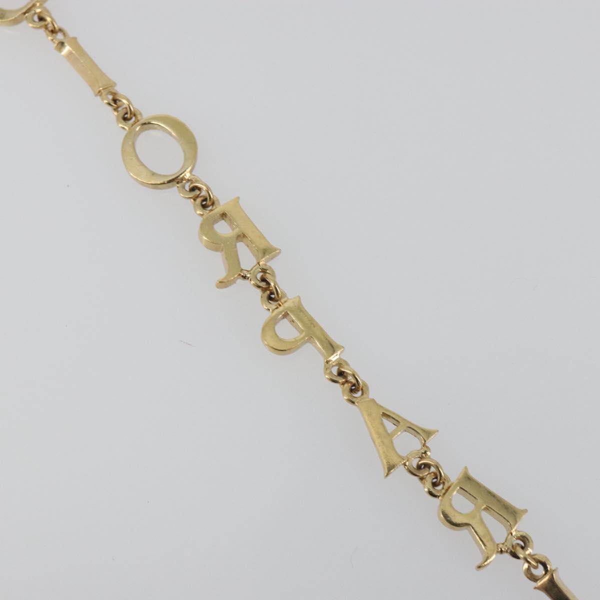 Christian Dior Bracelet Metal Gold Tone Auth BA15050V