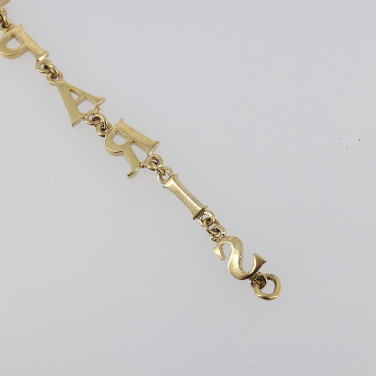 Christian Dior Bracelet Metal Gold Tone Auth BA15050V