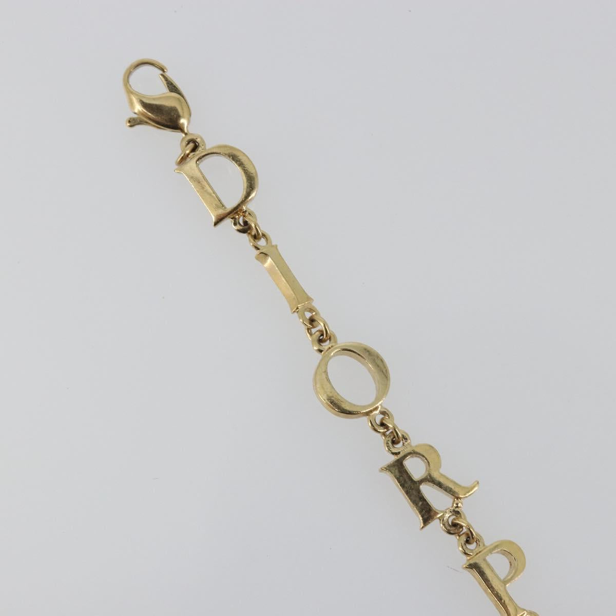 Christian Dior Bracelet Metal Gold Tone Auth BA15050V