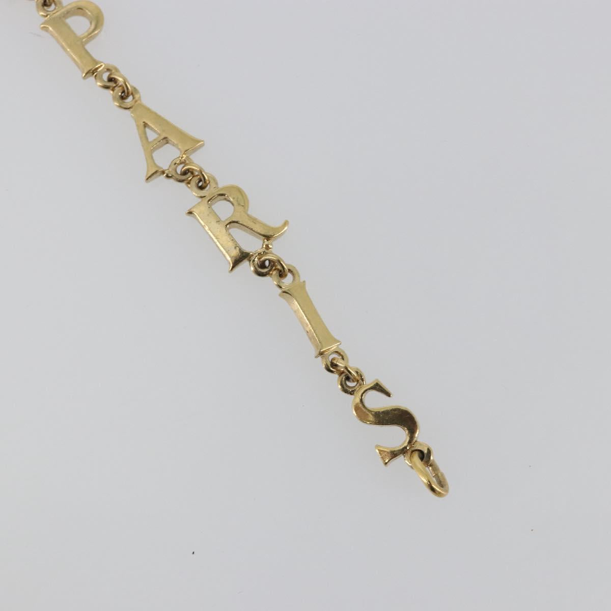 Christian Dior Bracelet Metal Gold Tone Auth BA15050V