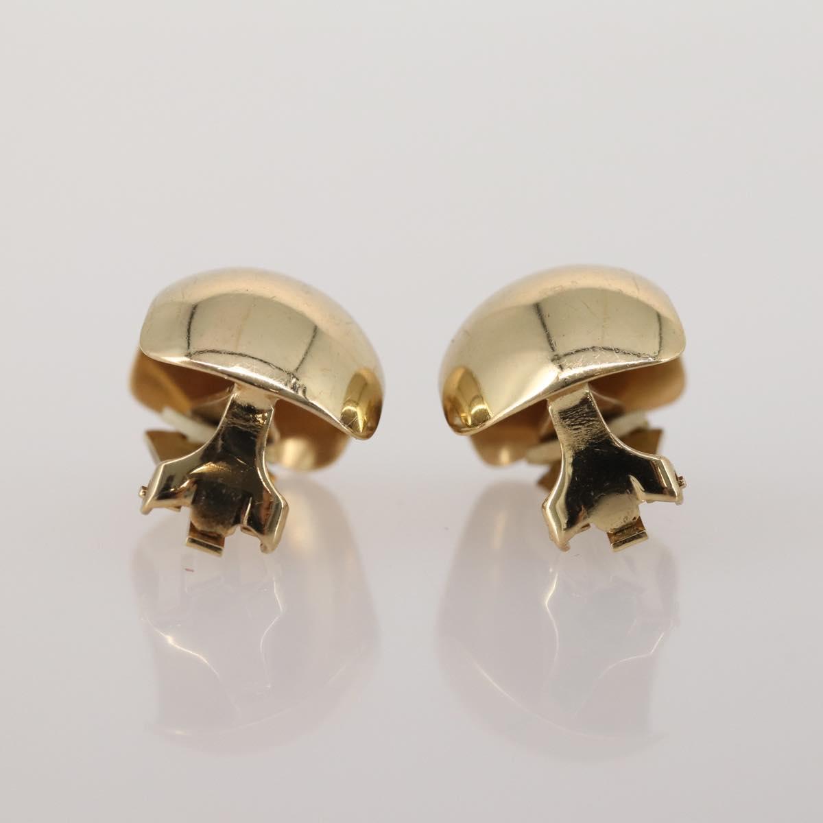 Christian Dior Cuffs Earring Metal 3 Set Gold Tone Auth BA15051