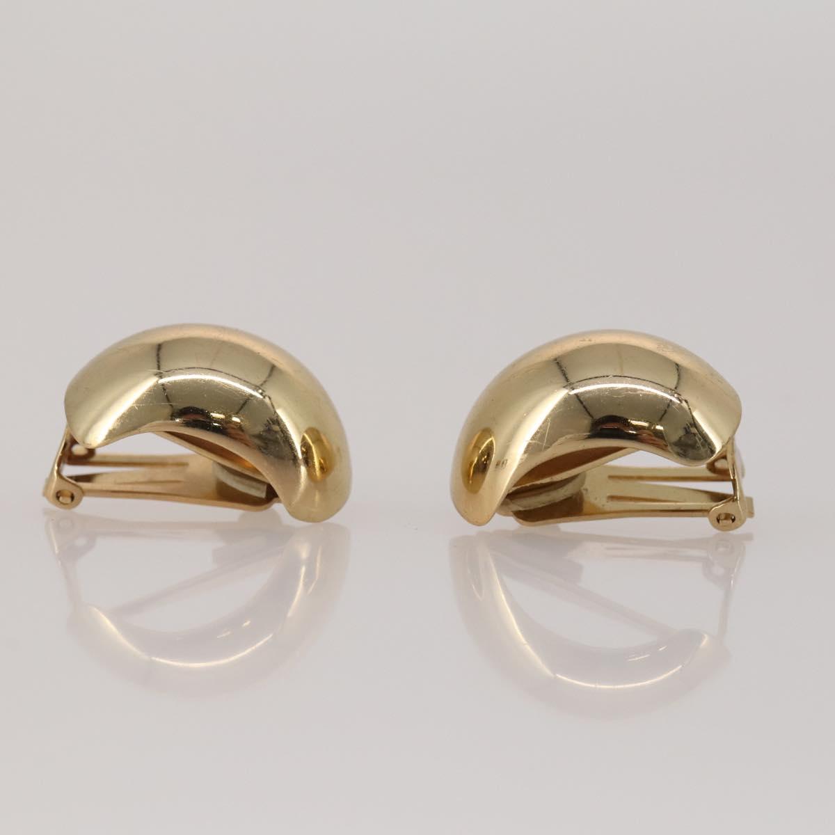 Christian Dior Cuffs Earring Metal 3 Set Gold Tone Auth BA15051
