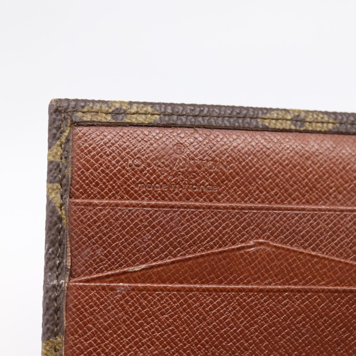 LOUIS VUITTON Monogram Porte Monnaie Bier Cartes Crdit M61652 LV Auth BA15056