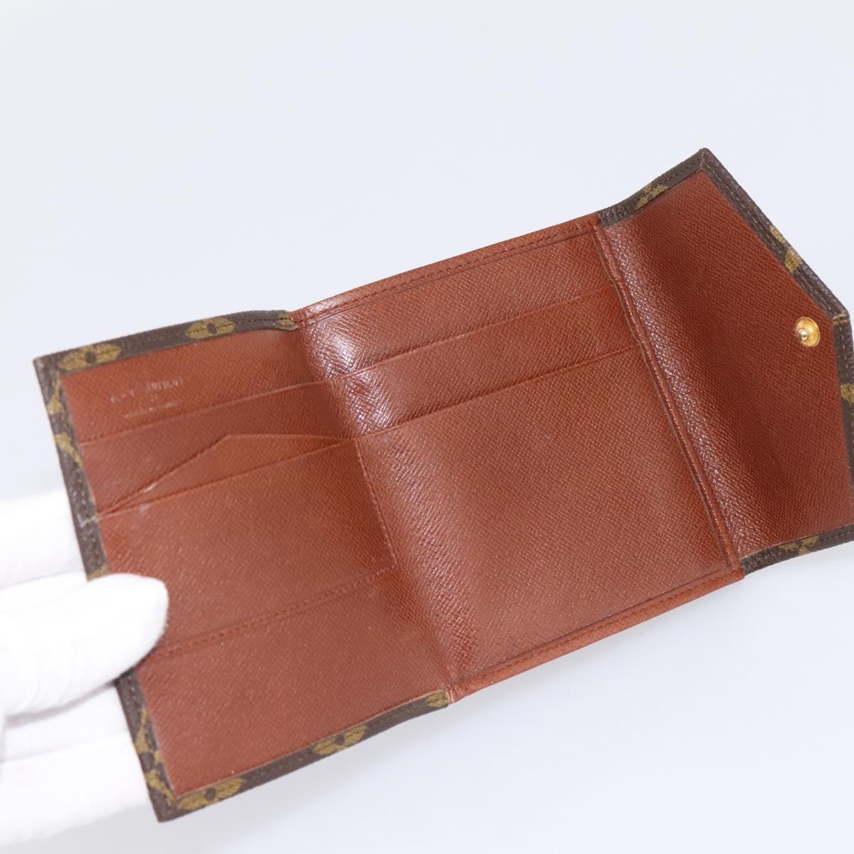 LOUIS VUITTON Monogram Porte Monnaie Bier Cartes Crdit M61652 LV Auth BA15056