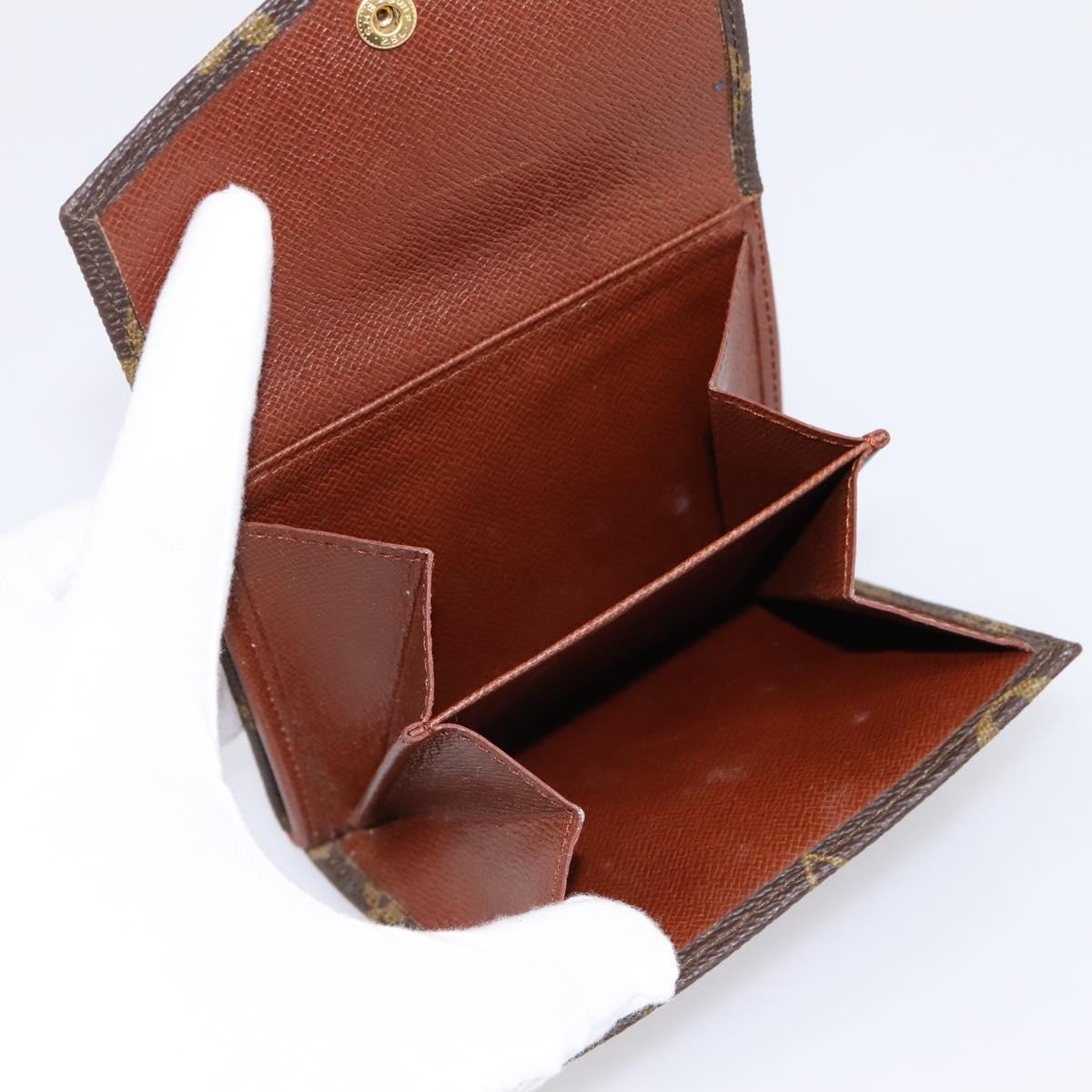 LOUIS VUITTON Monogram Porte Monnaie Bier Cartes Crdit M61652 LV Auth BA15056