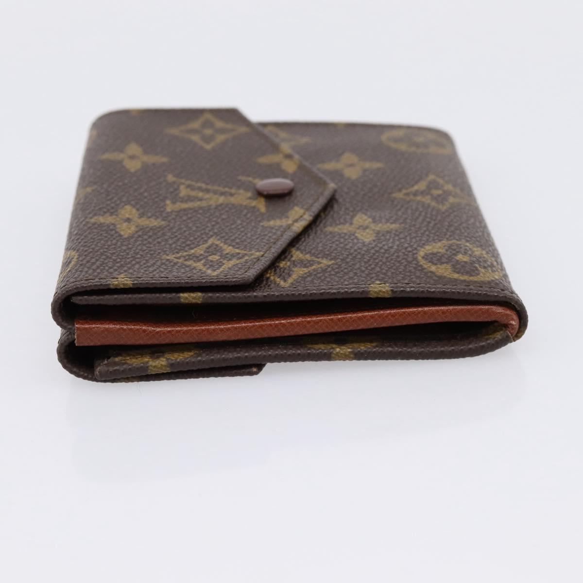 LOUIS VUITTON Monogram Porte Monnaie Bier Cartes Crdit M61652 LV Auth BA15056