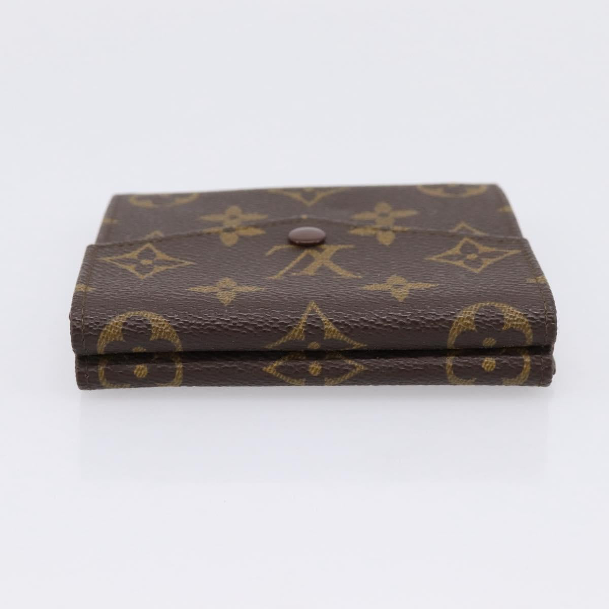 LOUIS VUITTON Monogram Porte Monnaie Bier Cartes Crdit M61652 LV Auth BA15056