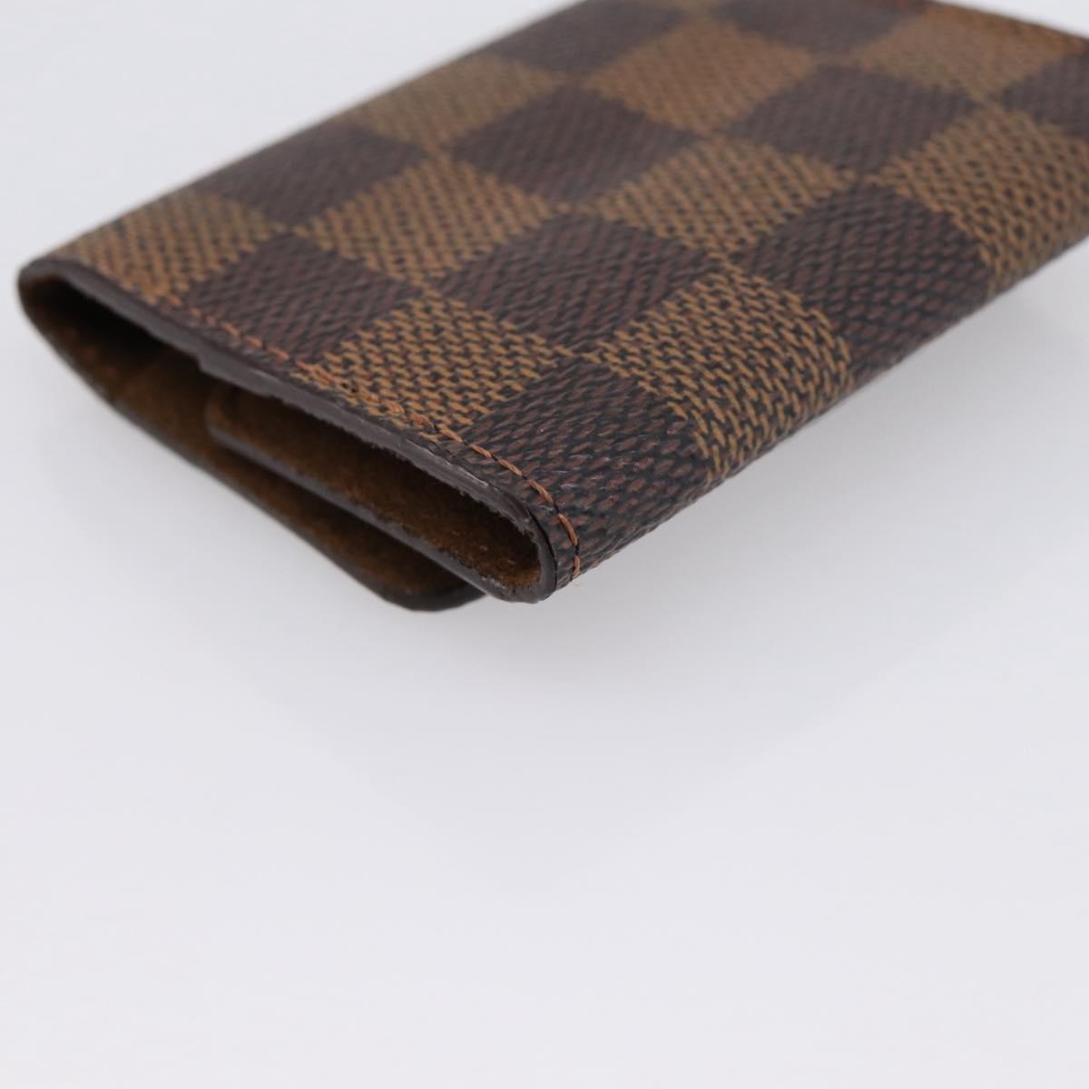 LOUIS VUITTON Damier Ebene Bouton de Manchette Case Cuff Case LV Auth BA15058