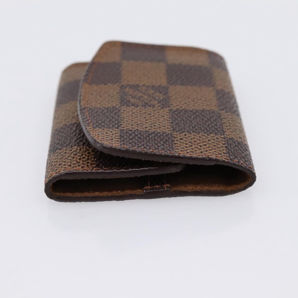 LOUIS VUITTON Damier Ebene Bouton de Manchette Case Cuff Case LV Auth BA15058