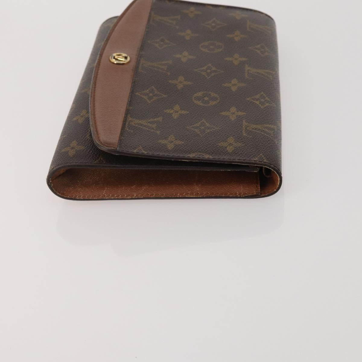 LOUIS VUITTON Monogram Clutch Bag 3 Set LV Auth BA15064