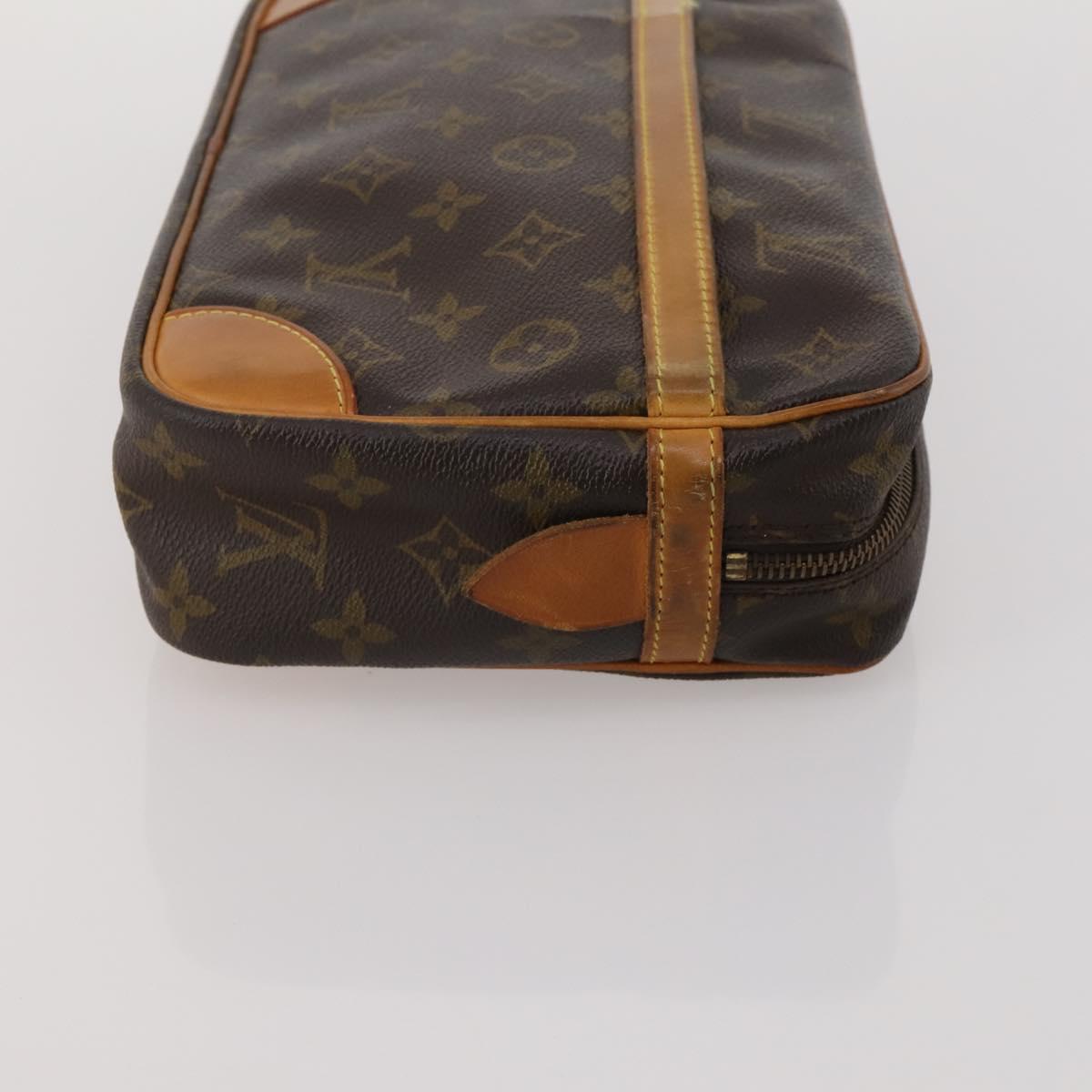 LOUIS VUITTON Monogram Compiegne 28 Clutch Bag 2 Set LV Auth BA15065
