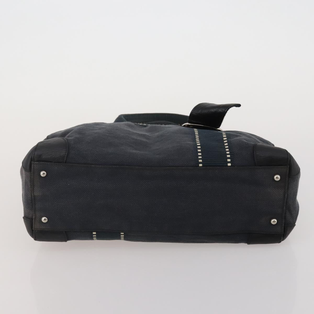 Salvatore Ferragamo Givenchy Hand Bag Canvas Nylon 3 Set Black Auth BA15068