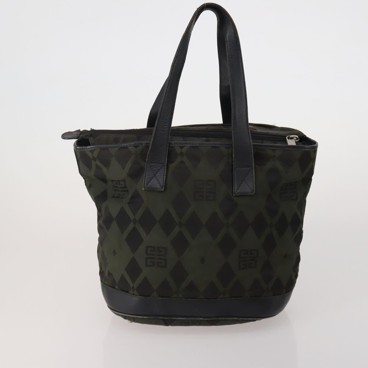 Salvatore Ferragamo Givenchy Hand Bag Canvas Nylon 3 Set Black Auth BA15068