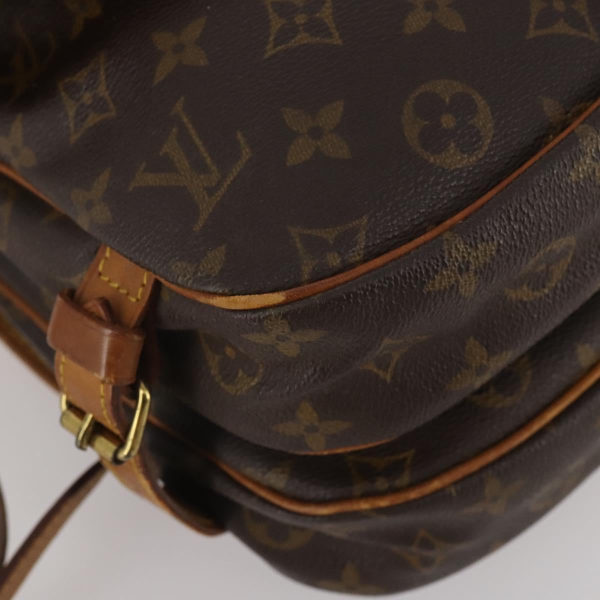 LOUIS VUITTON Monogram Saumur 30 Shoulder Bag M42256 LV Auth BA15083