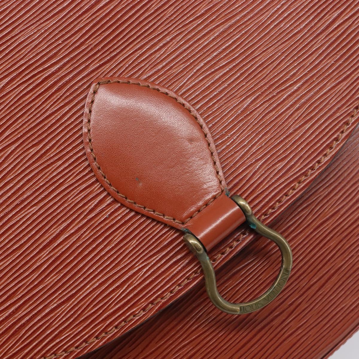 LOUIS VUITTON Epi Saint Cloud GM Shoulder Bag Brown M52193 LV Auth BA15091