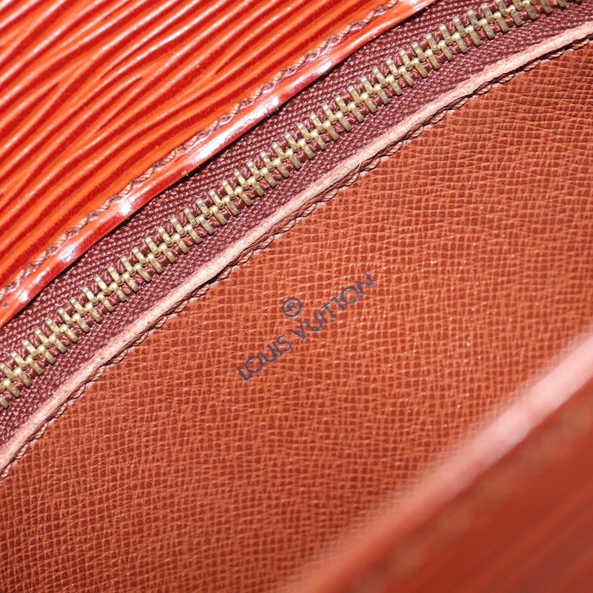 LOUIS VUITTON Epi Saint Cloud GM Shoulder Bag Brown M52193 LV Auth BA15091