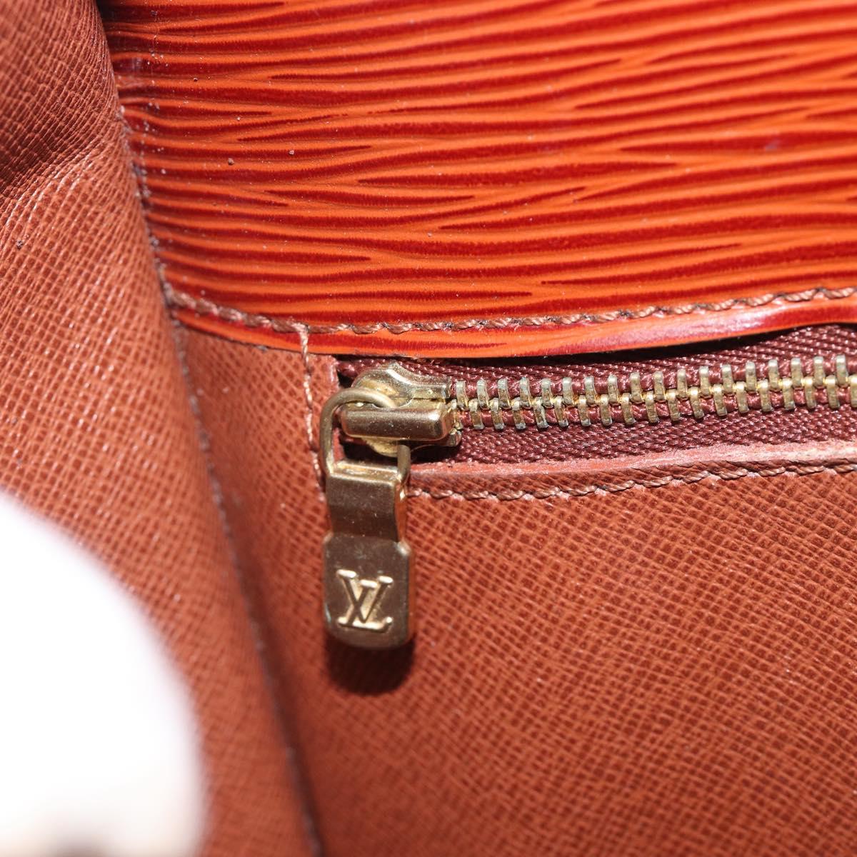 LOUIS VUITTON Epi Saint Cloud GM Shoulder Bag Brown M52193 LV Auth BA15091