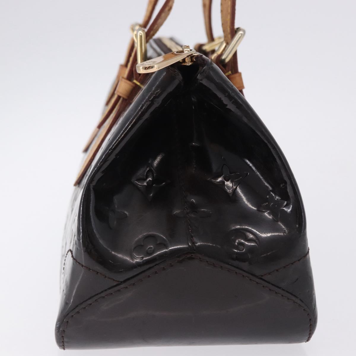 LOUIS VUITTON Monogram Vernis Rosewood Avenue Bag Amarante M93510 Auth BA15096
