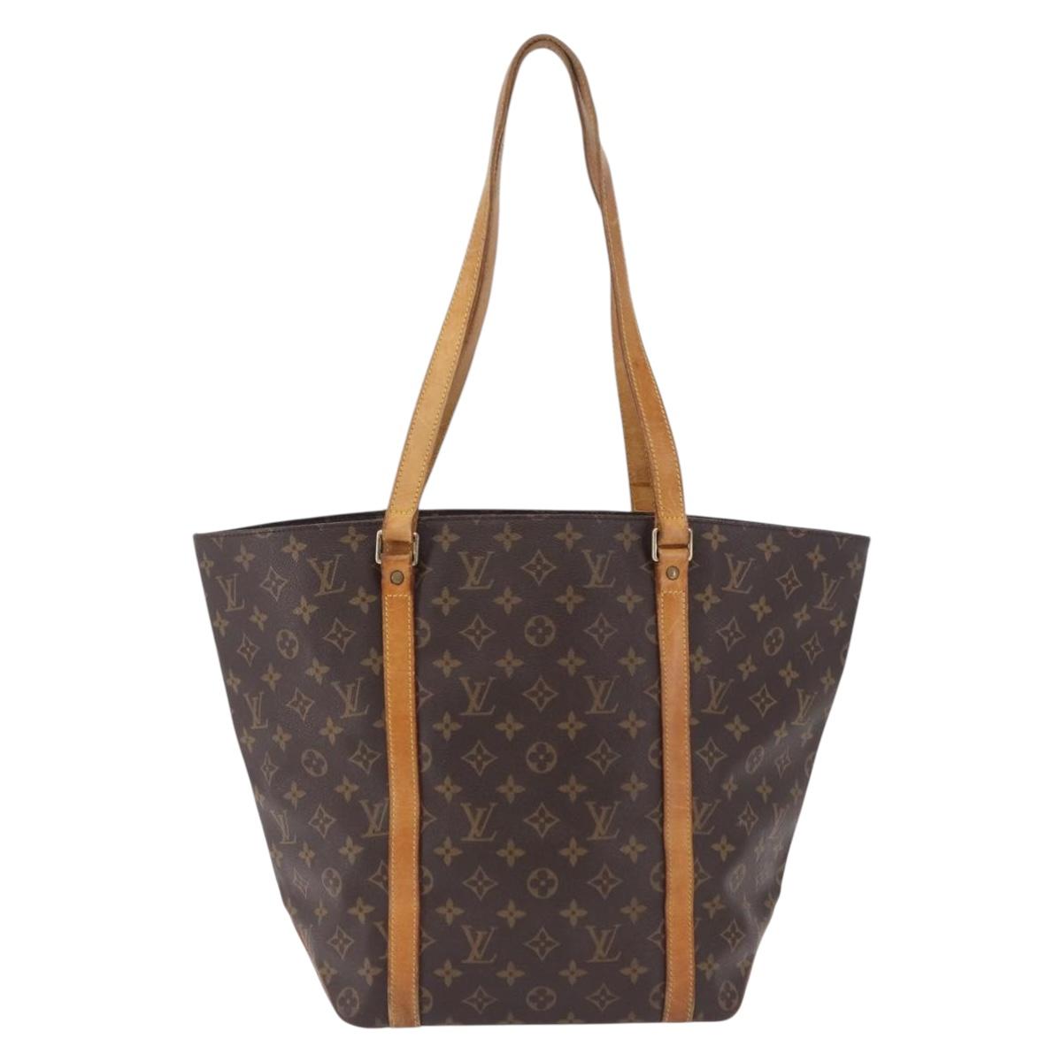 LOUIS VUITTON Monogram Sac Shopping Tote Bag M51108 LV Auth BA15097