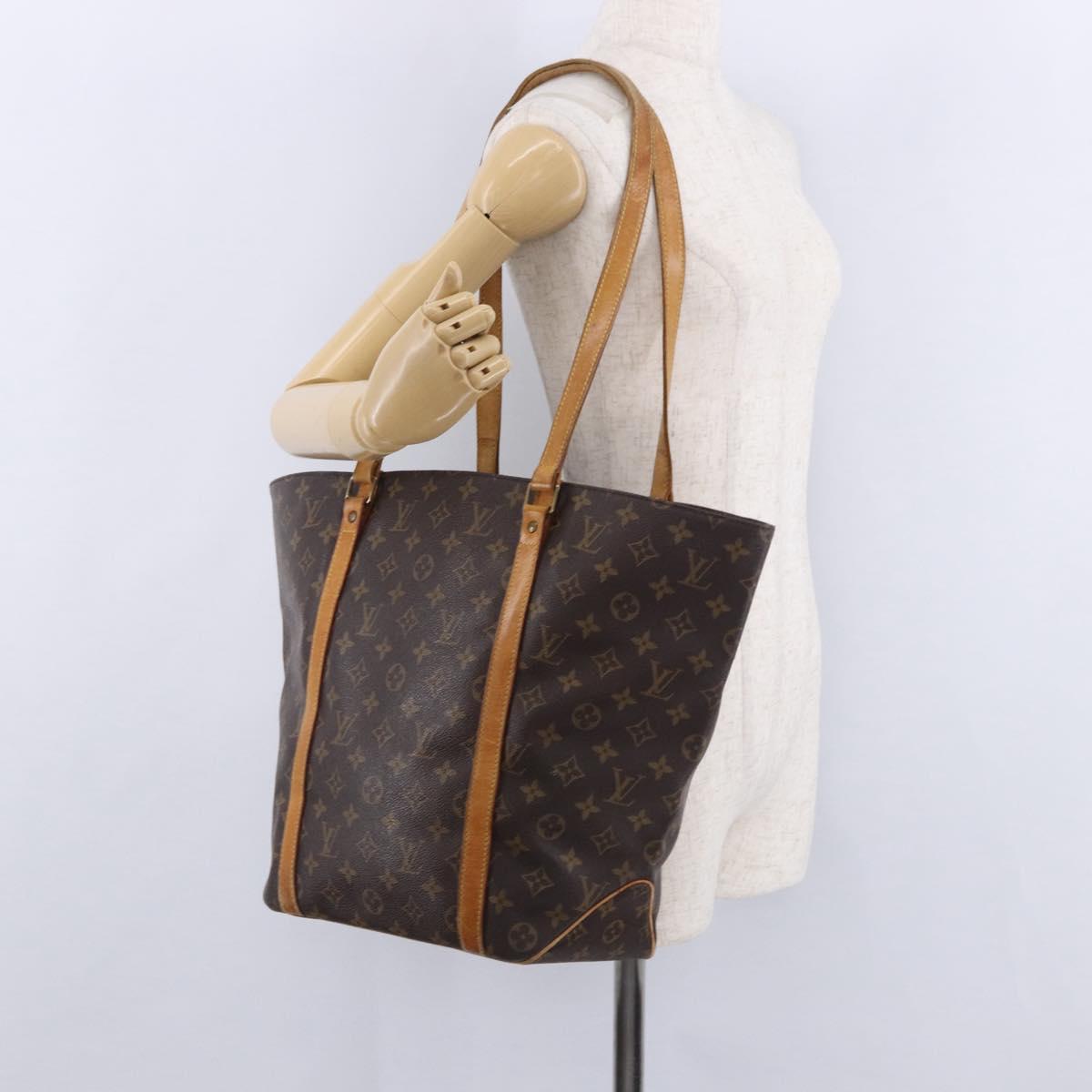 LOUIS VUITTON Monogram Sac Shopping Tote Bag M51108 LV Auth BA15097