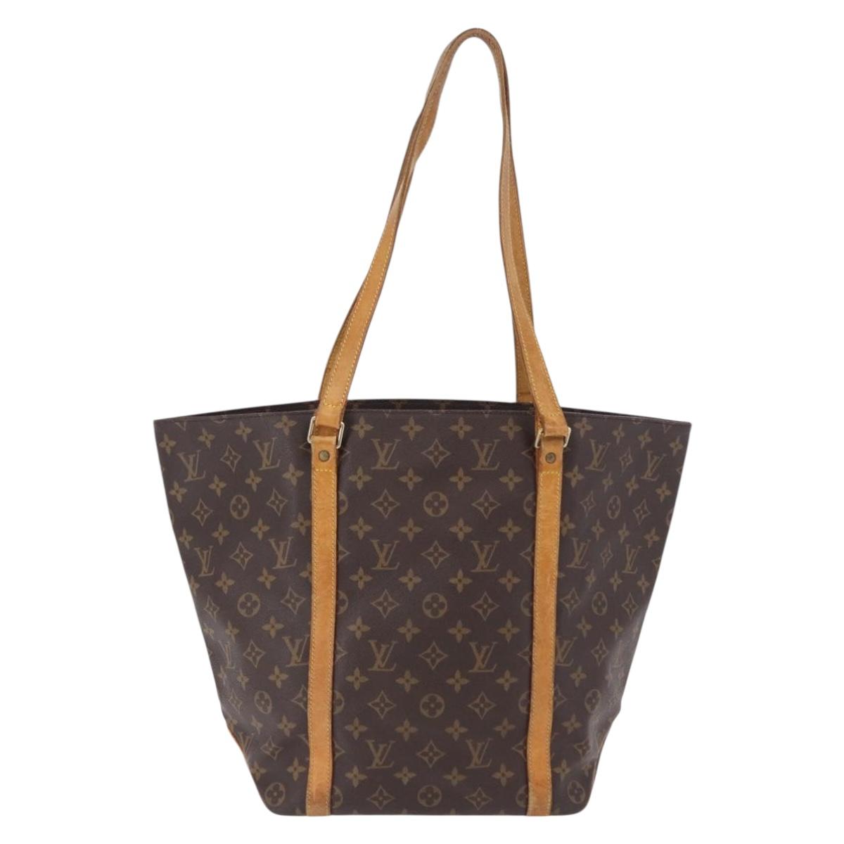 LOUIS VUITTON Monogram Sac Shopping Tote Bag M51108 LV Auth BA15097