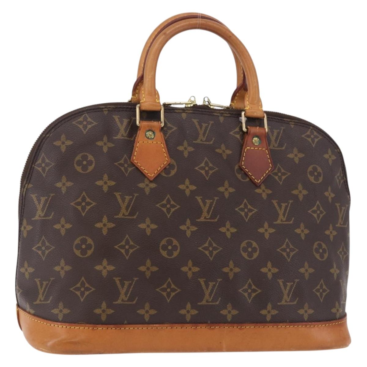 LOUIS VUITTON Monogram Alma Hand Bag M51130 LV Auth BA15112