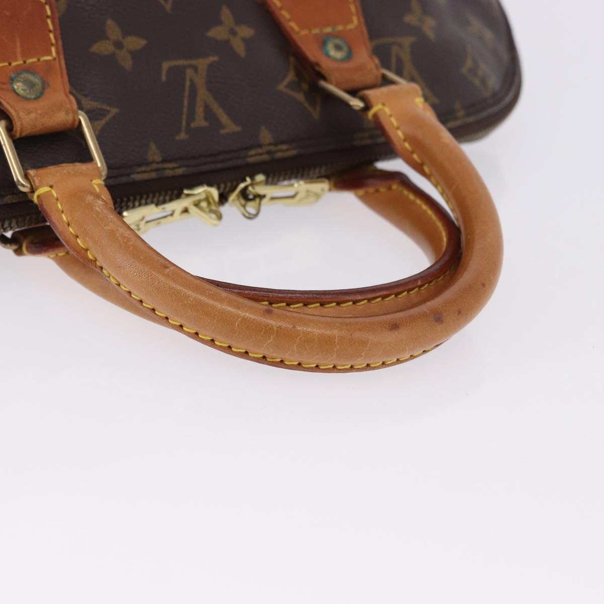 LOUIS VUITTON Monogram Alma Hand Bag M51130 LV Auth BA15112