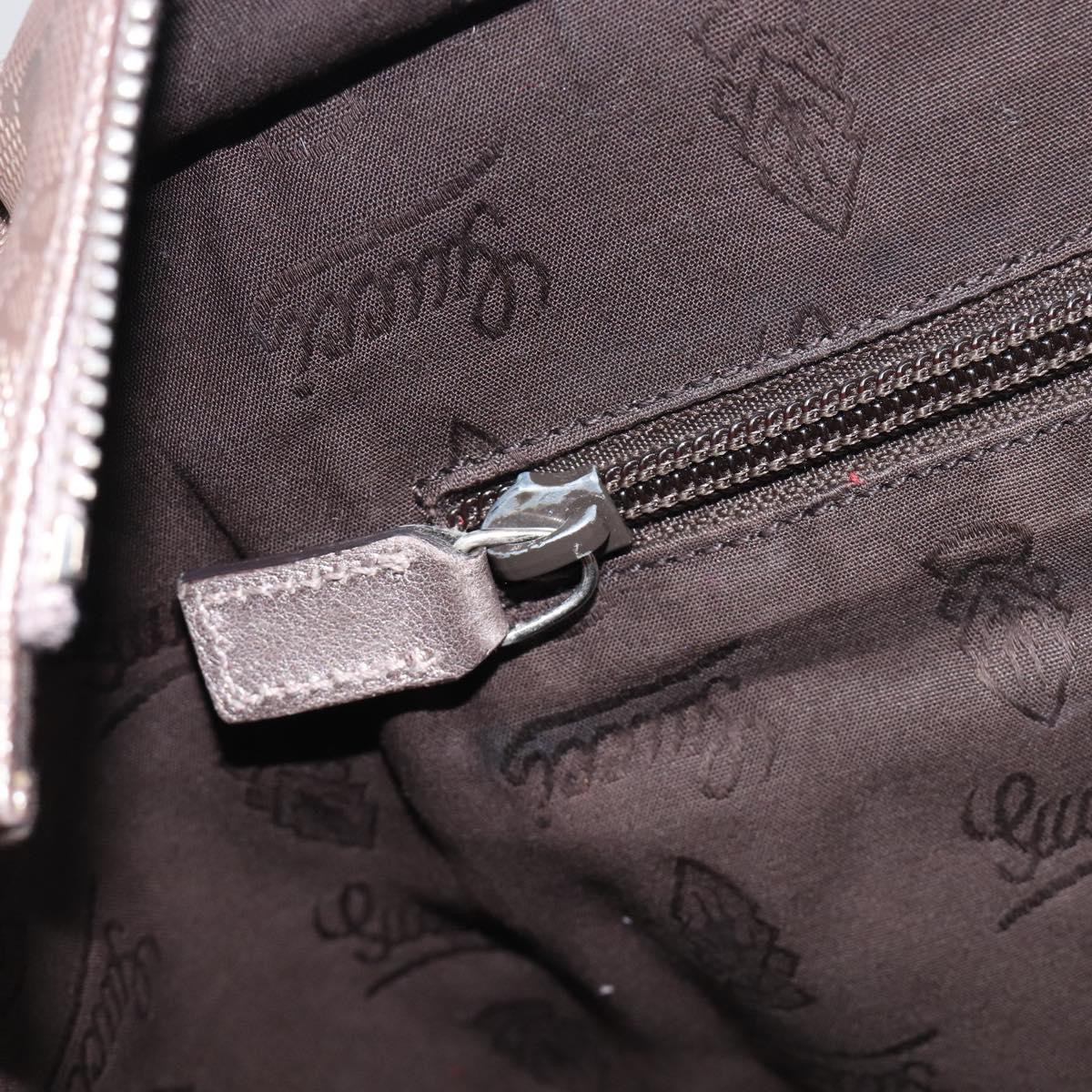 GUCCI GG Implementation Tote Bag PVC Pink Silver 211137 Auth BA15115