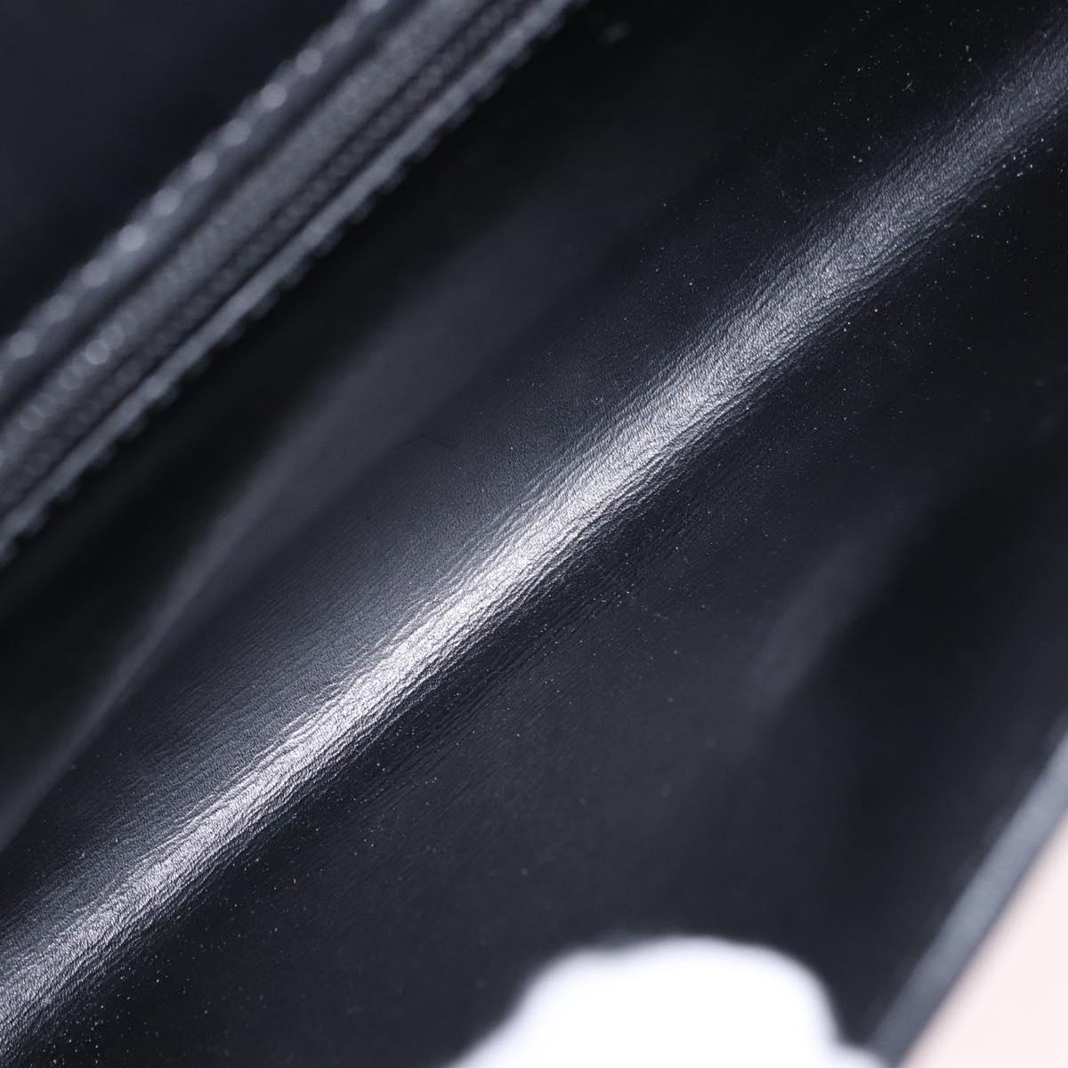 LOUIS VUITTON Epi Pochette Arche Shoulder Bag Black Noir M52572 LV Auth BA15120