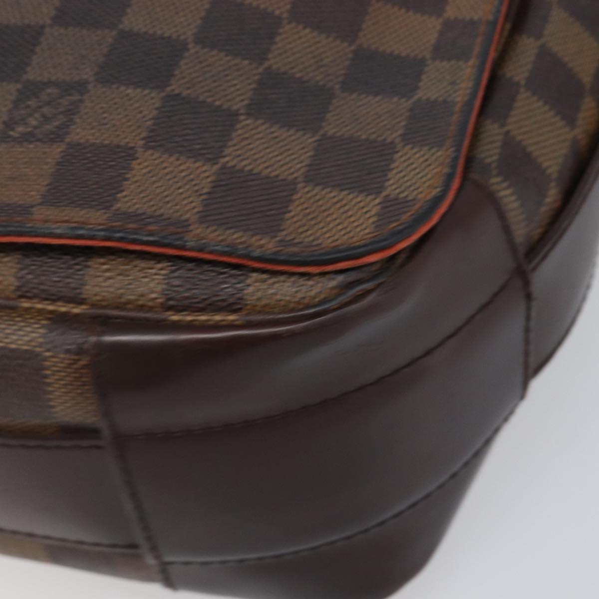 LOUIS VUITTON Damier Ebene Bastille Shoulder Bag N45258 LV Auth BA15131