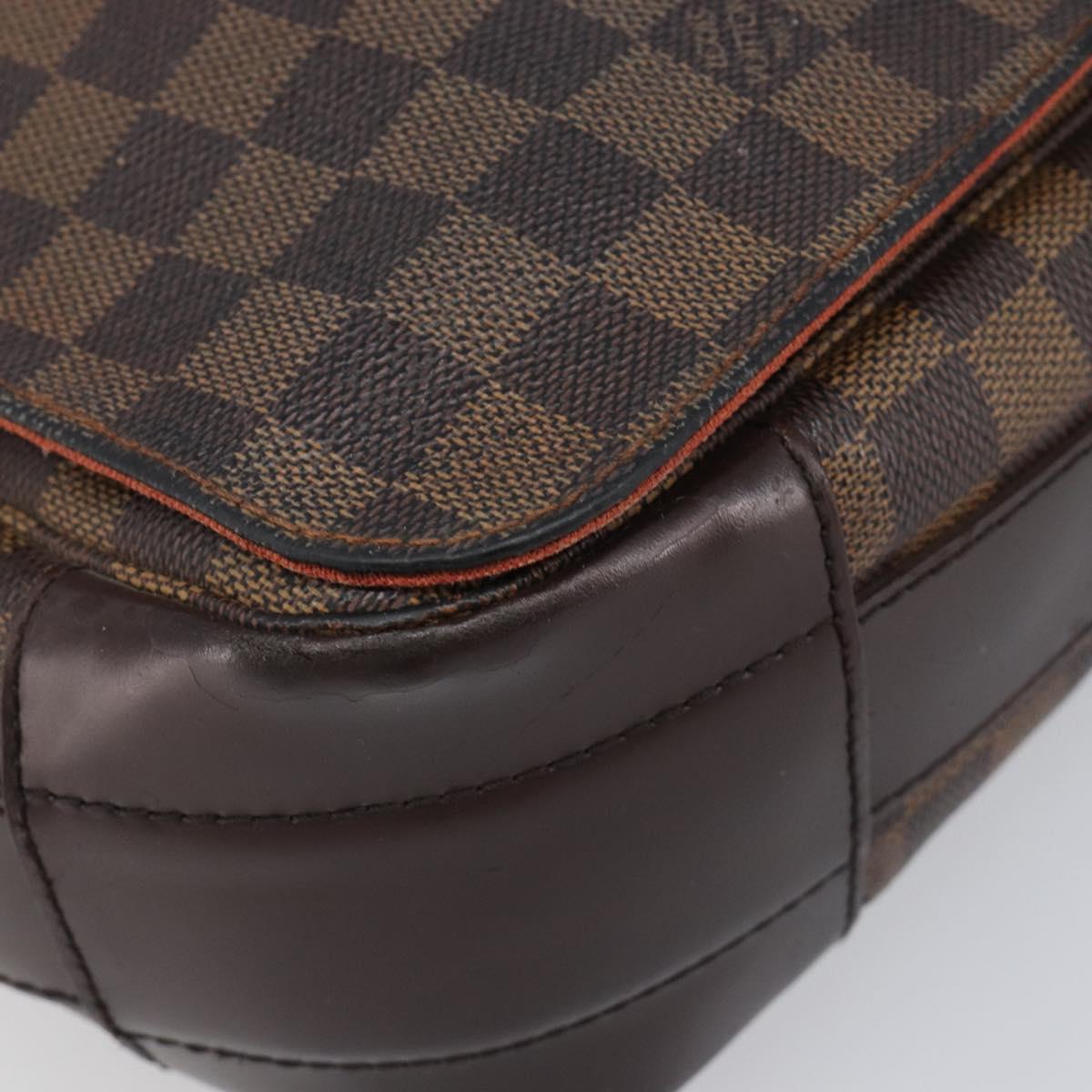 LOUIS VUITTON Damier Ebene Bastille Shoulder Bag N45258 LV Auth BA15131