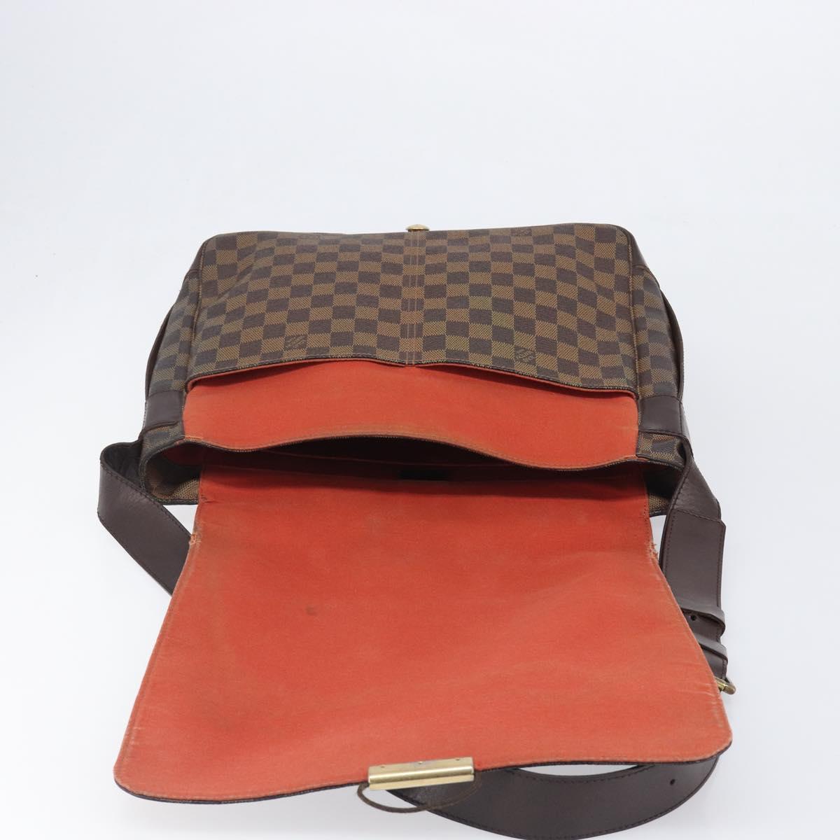 LOUIS VUITTON Damier Ebene Bastille Shoulder Bag N45258 LV Auth BA15131