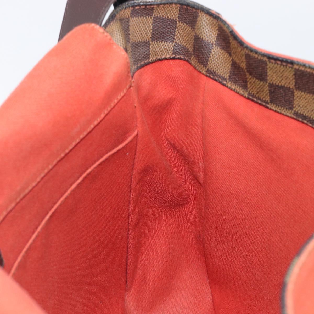 LOUIS VUITTON Damier Ebene Bastille Shoulder Bag N45258 LV Auth BA15131