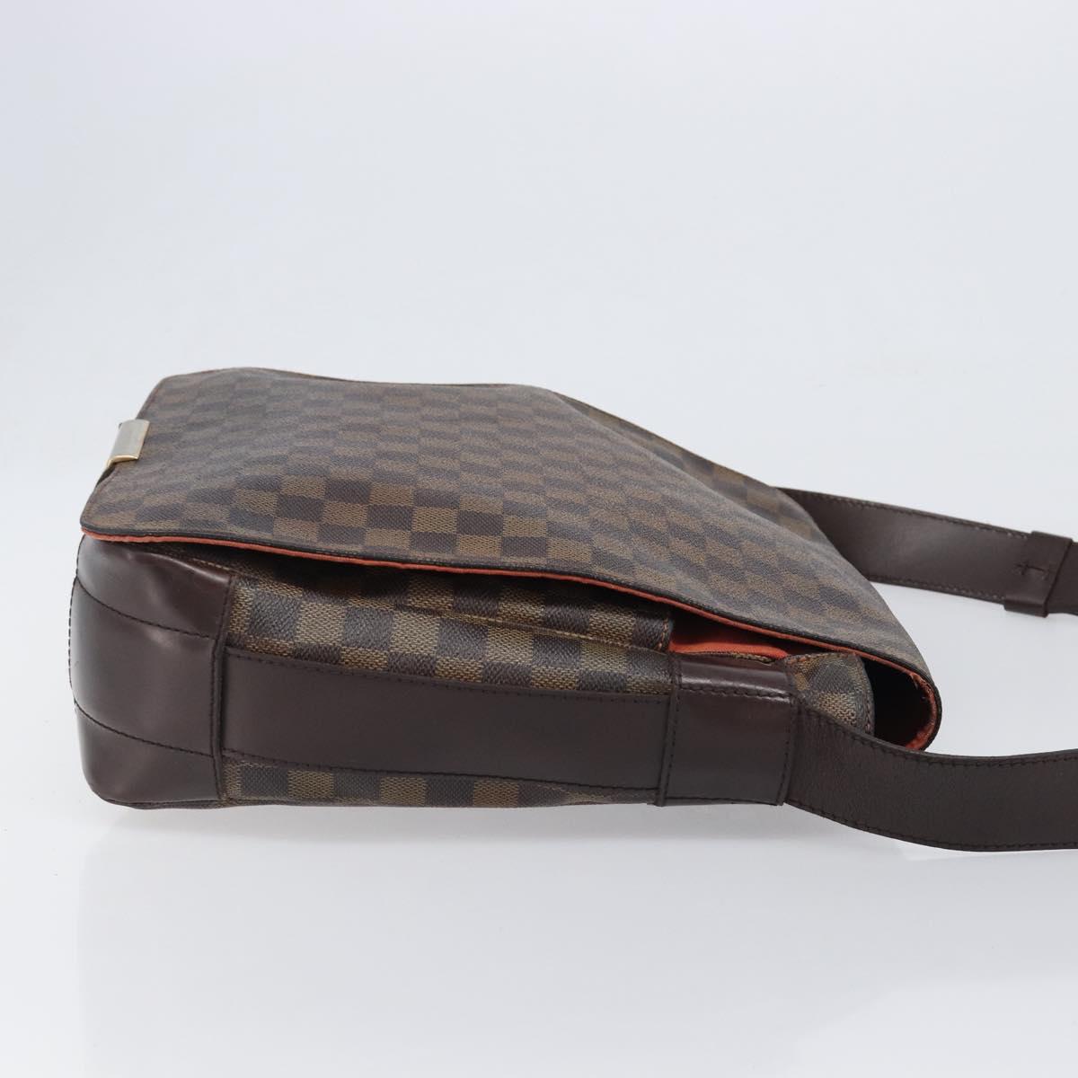 LOUIS VUITTON Damier Ebene Bastille Shoulder Bag N45258 LV Auth BA15131