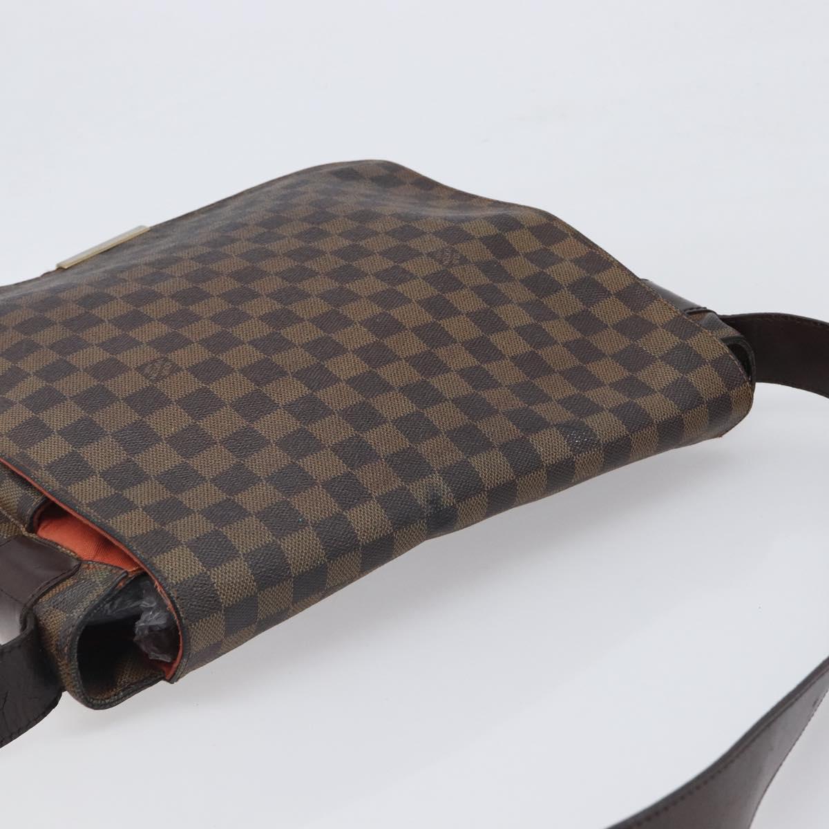 LOUIS VUITTON Damier Ebene Bastille Shoulder Bag N45258 LV Auth BA15131