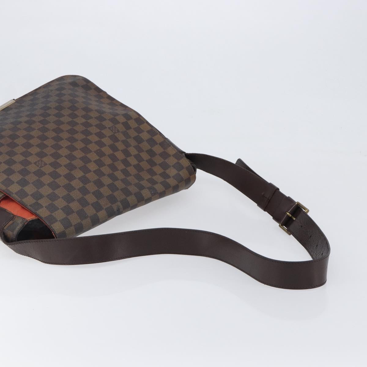 LOUIS VUITTON Damier Ebene Bastille Shoulder Bag N45258 LV Auth BA15131
