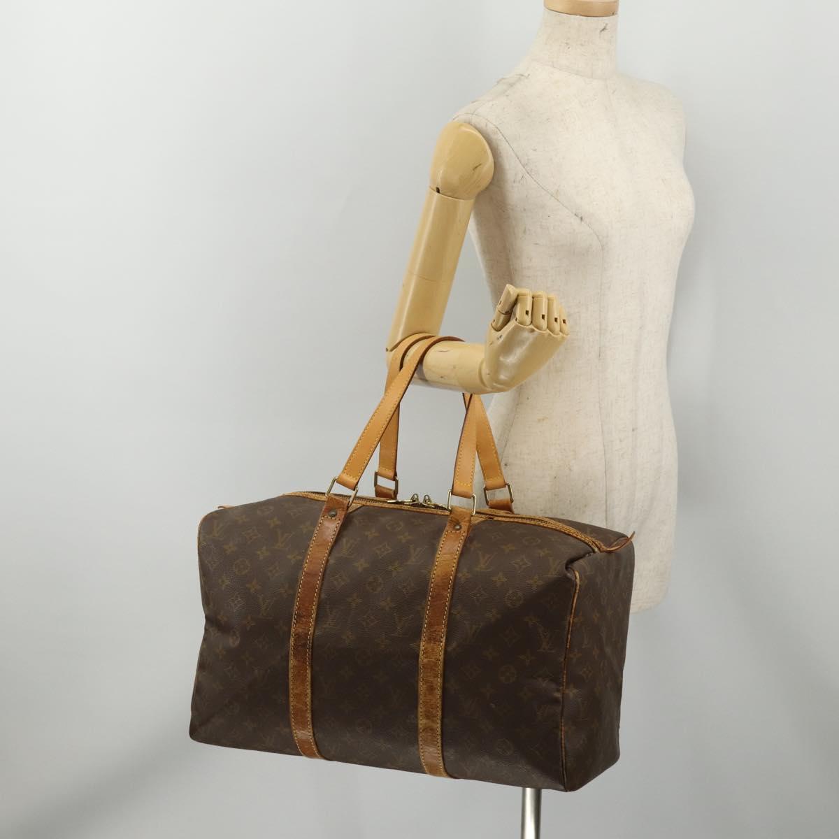 LOUIS VUITTON Monogram Sac Souple 45 Boston Bag M41624 LV Auth BA15132