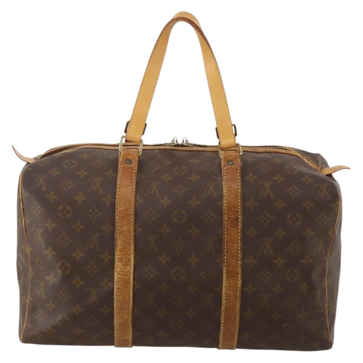 LOUIS VUITTON Monogram Sac Souple 45 Boston Bag M41624 LV Auth BA15132