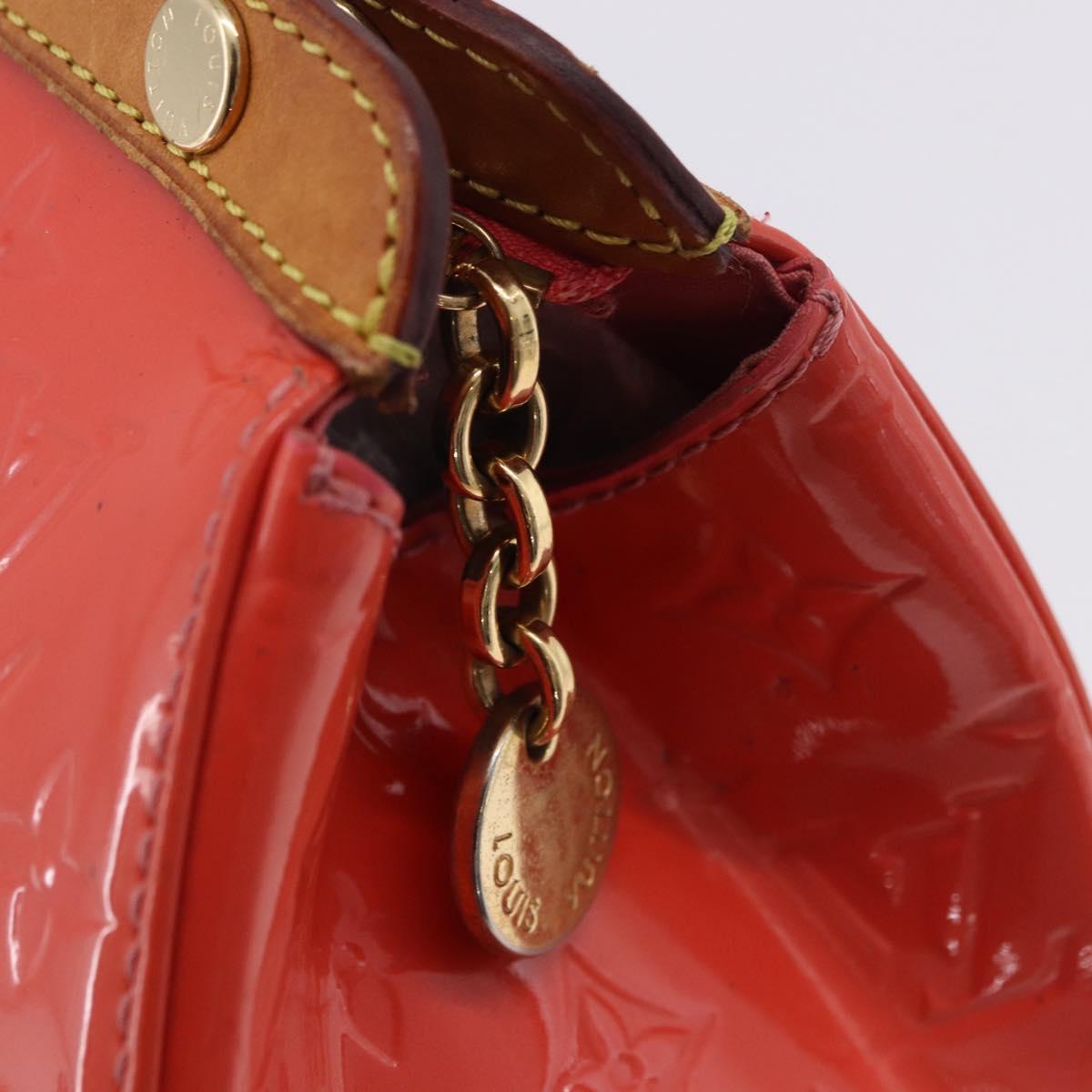 LOUIS VUITTON Monogram Vernis Blair MM Hand Bag Rose rich M90262 LV Auth BA15136