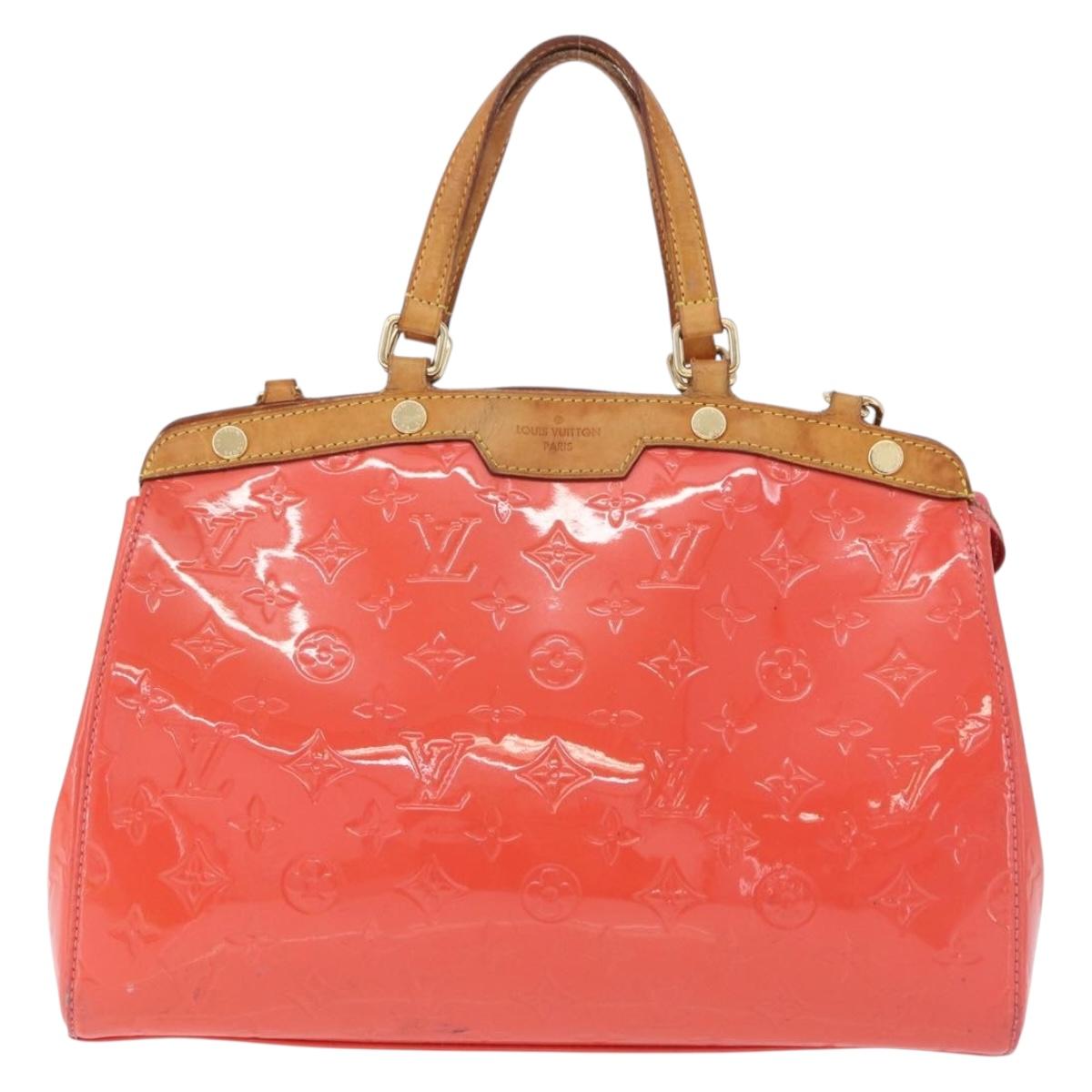 LOUIS VUITTON Monogram Vernis Blair MM Hand Bag Rose rich M90262 LV Auth BA15136