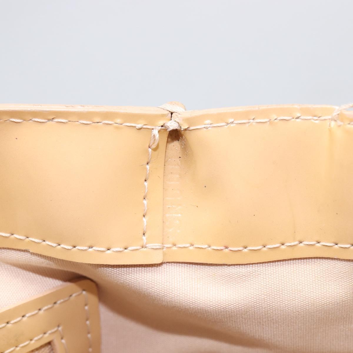 LOUIS VUITTON Monogram Vernis Wilshire PM Rose Flow lantern M91642 Auth BA15141
