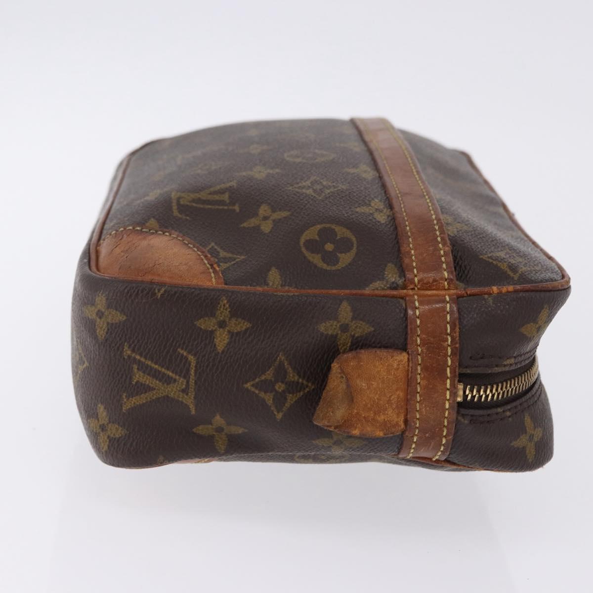 LOUIS VUITTON Monogram Compiegne 28 Clutch Bag M51845 LV Auth BA15142